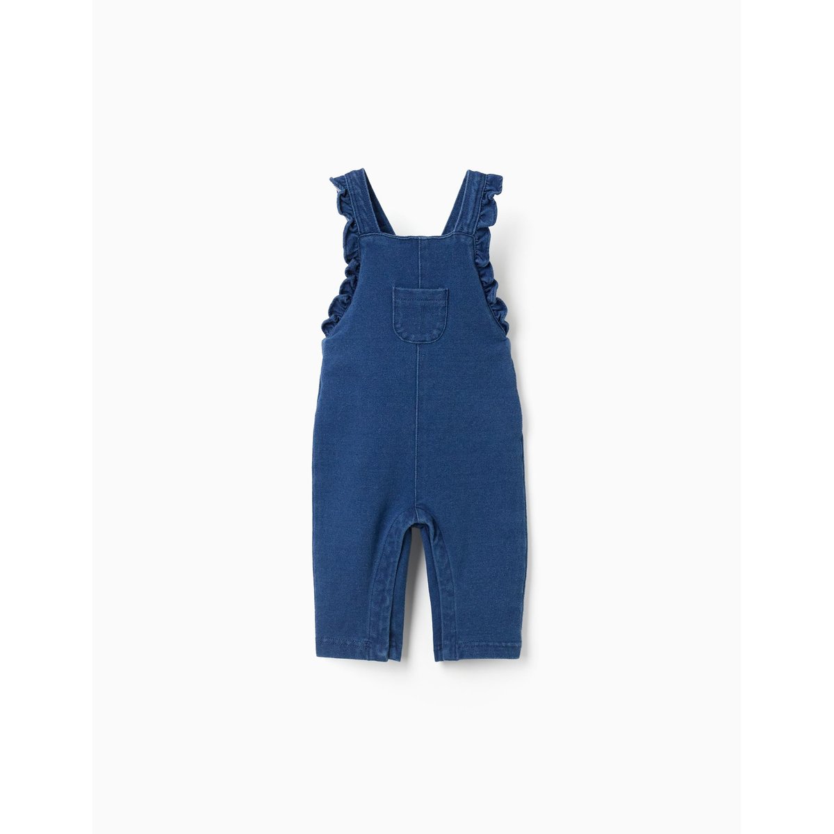Salopette en jean avec bretelles à volants bleu, ZIPPY