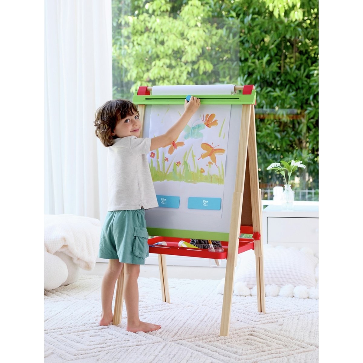 Chevalet tout en un multicolore, HAPE
