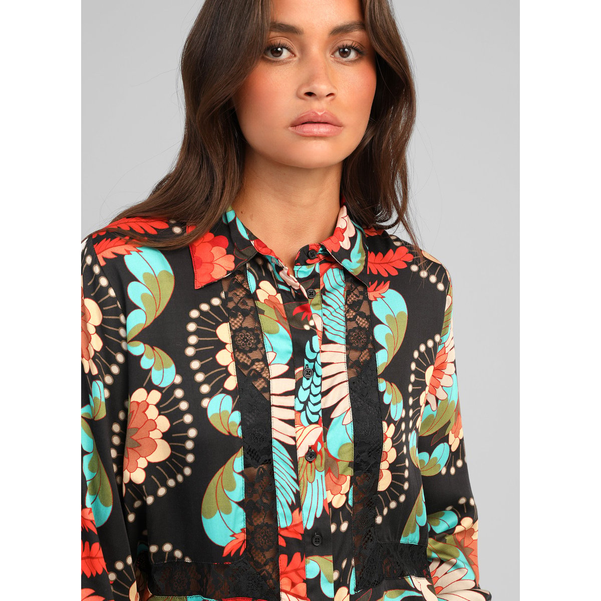 Chemise SARLANA fanyla noir, AN'GE