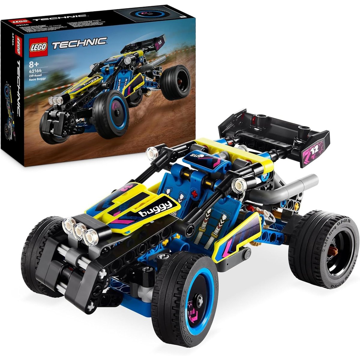 LEGO Technic - Buggy tout-terrain de course 42164 pour enfants de 8 ans et plus multicolore, LEGO