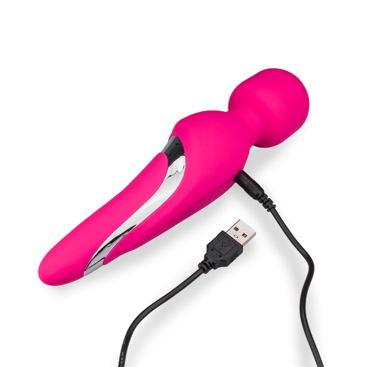 Vibromasseur puissant fantasy wand chauffant couleur unique, LOVE AND VIBES
