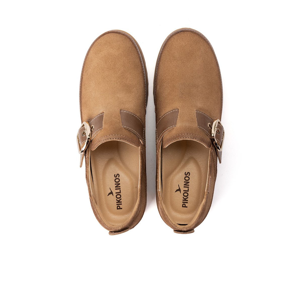 Chaussures plates cuir Vigo desert, PIKOLINOS