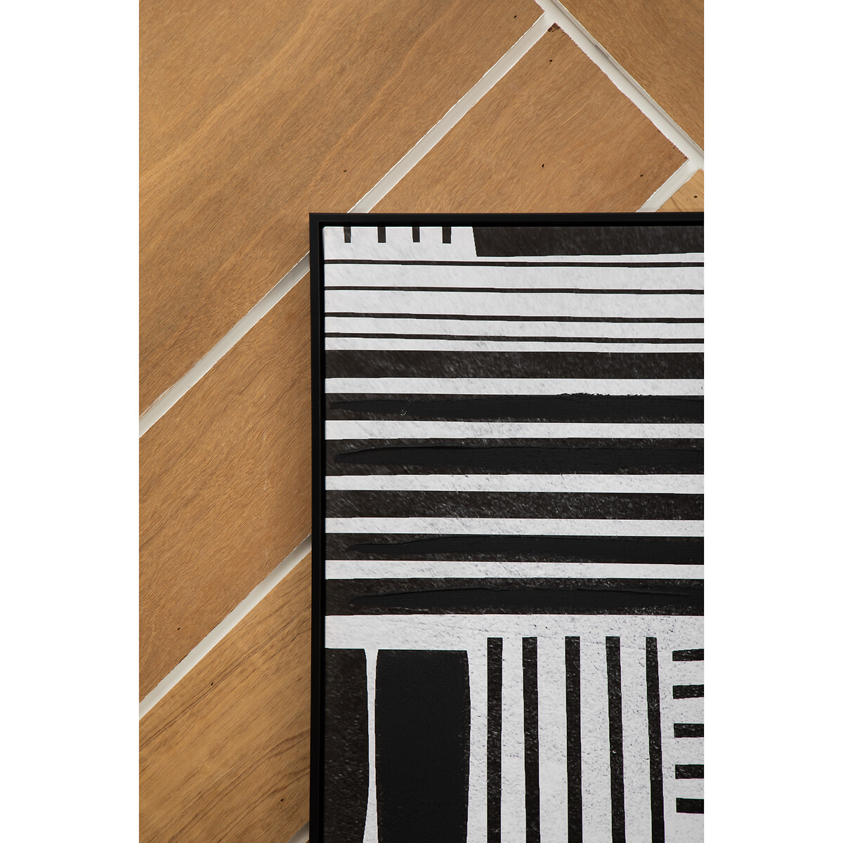 143 x 103cm Retro Stripes Wall Art green, FIFTY FIVE SOUTH