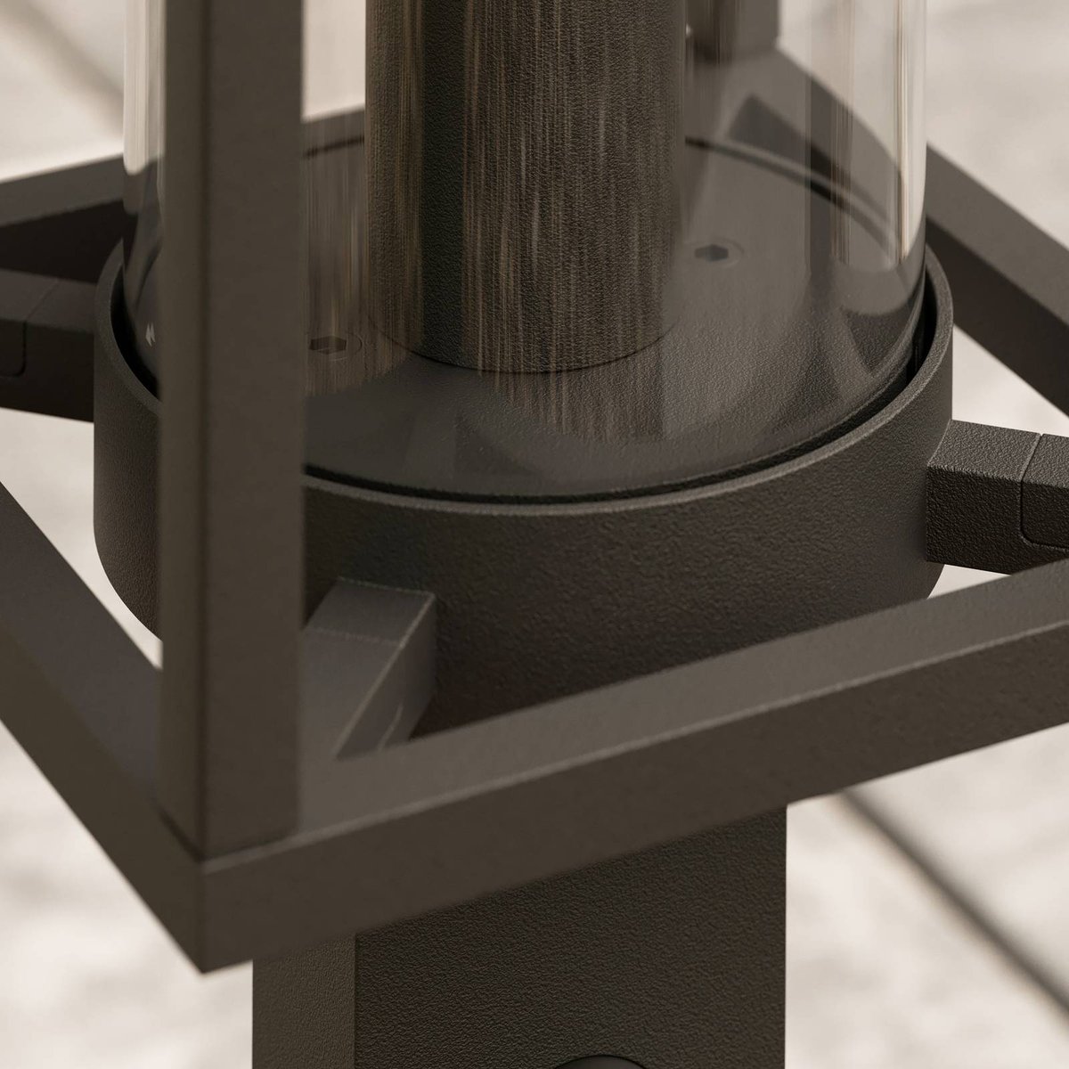 Luminaire extérieur en aluminium moderne anthracite, LUCANDE