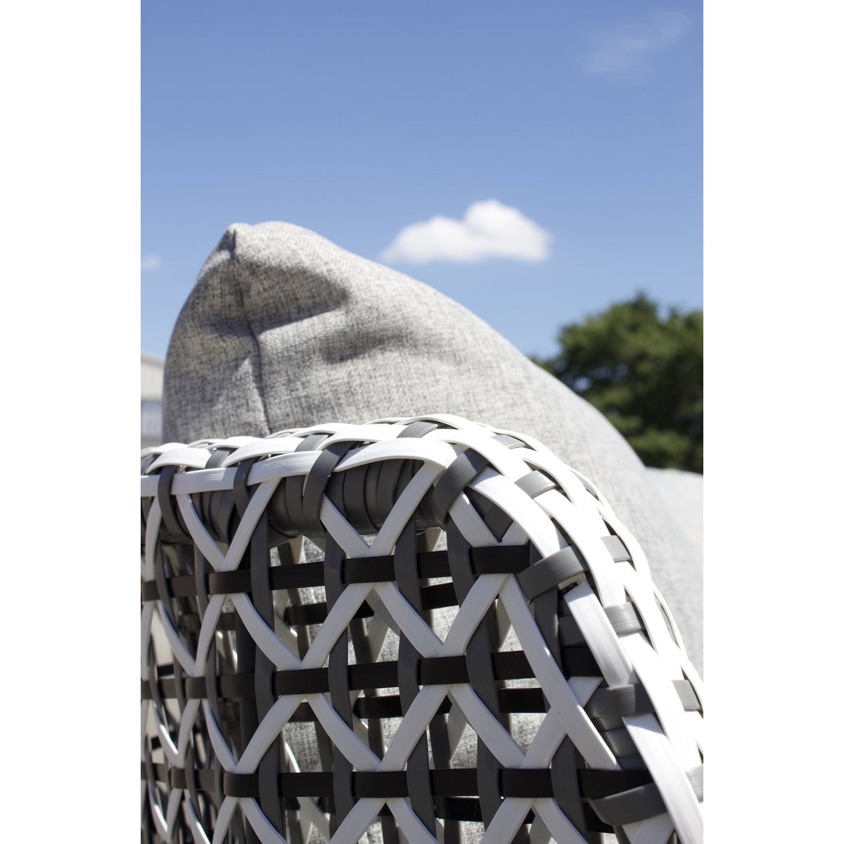 Salon de jardin 4 places en aluminium AGADIR gris anthracite, DCB GARDEN