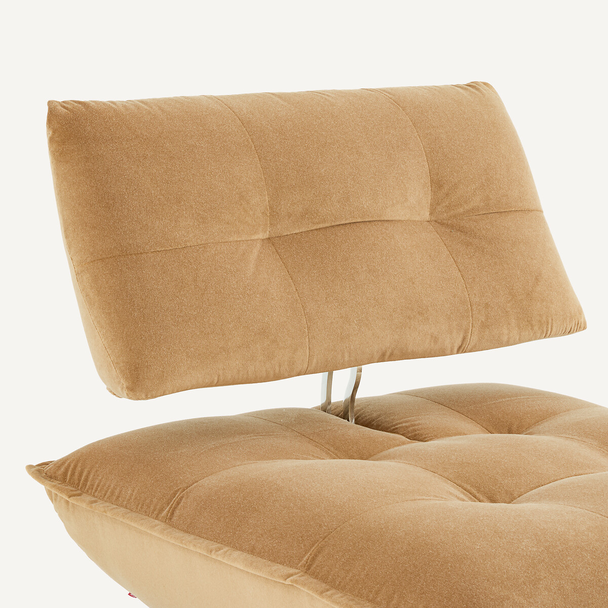 Chauffeuse modulable en velours de lin, KAORI caramel, AM.PM