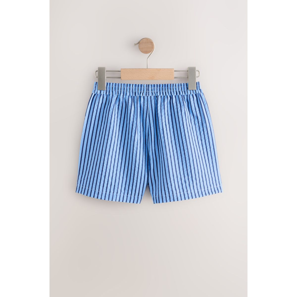 Short rayé élastique bleu, NEXT