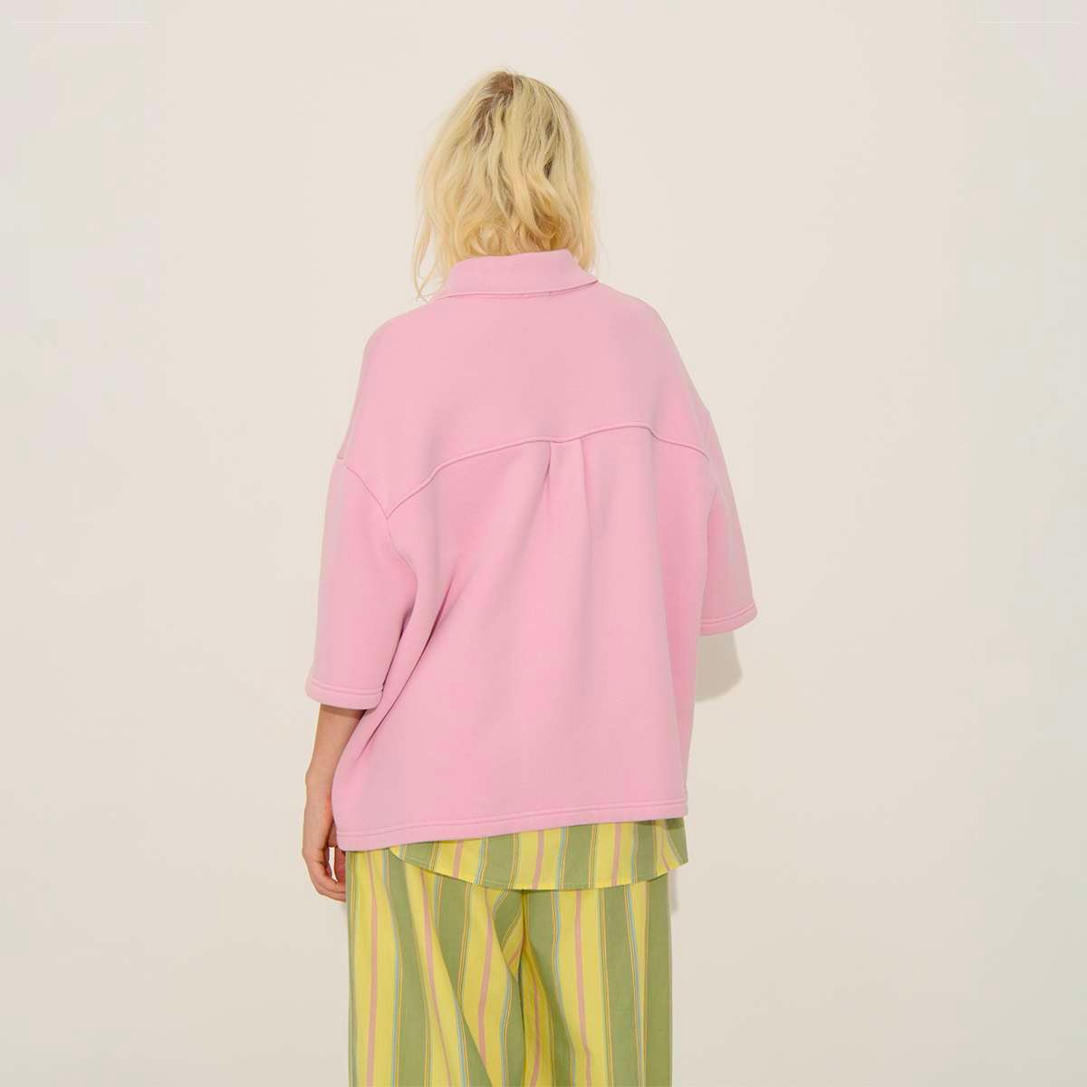Polo manches courtes en coton organique PRISCA bubblegum, BENSIMON