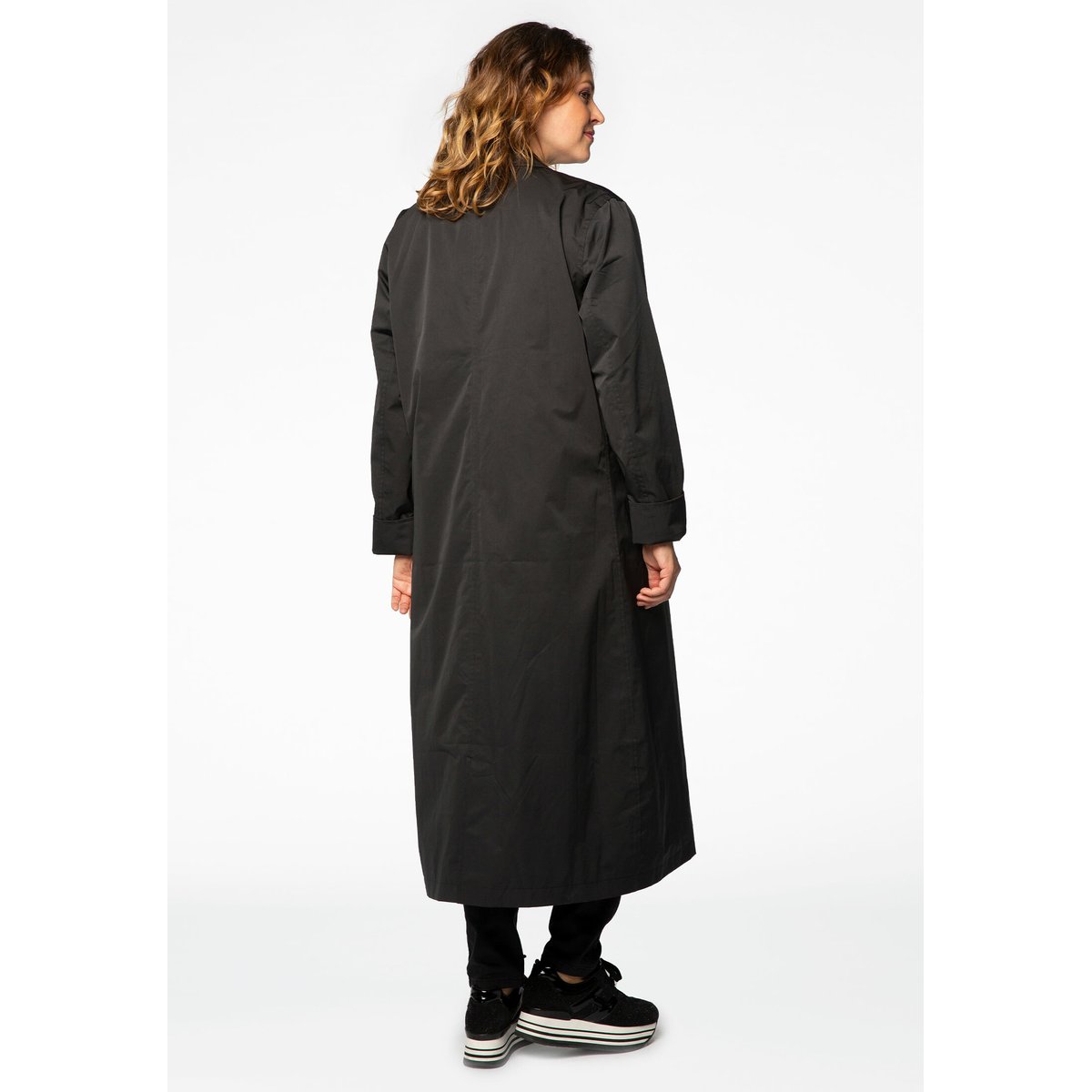 imperméable Avec des boutons noir, YOEK
