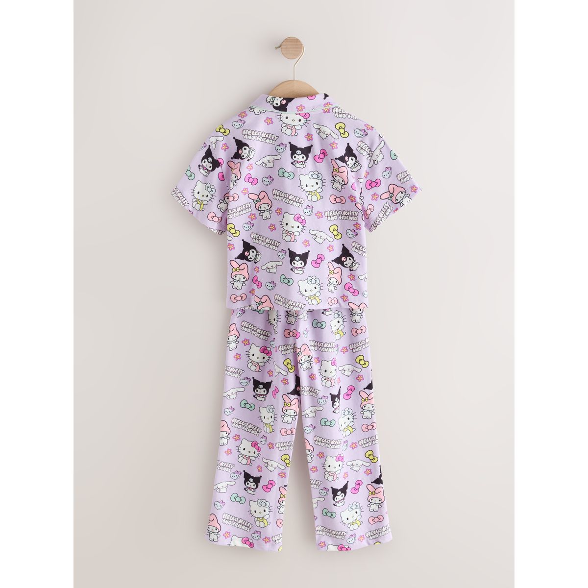 Pyjama boutonné hello kitty violet lilas, NEXT
