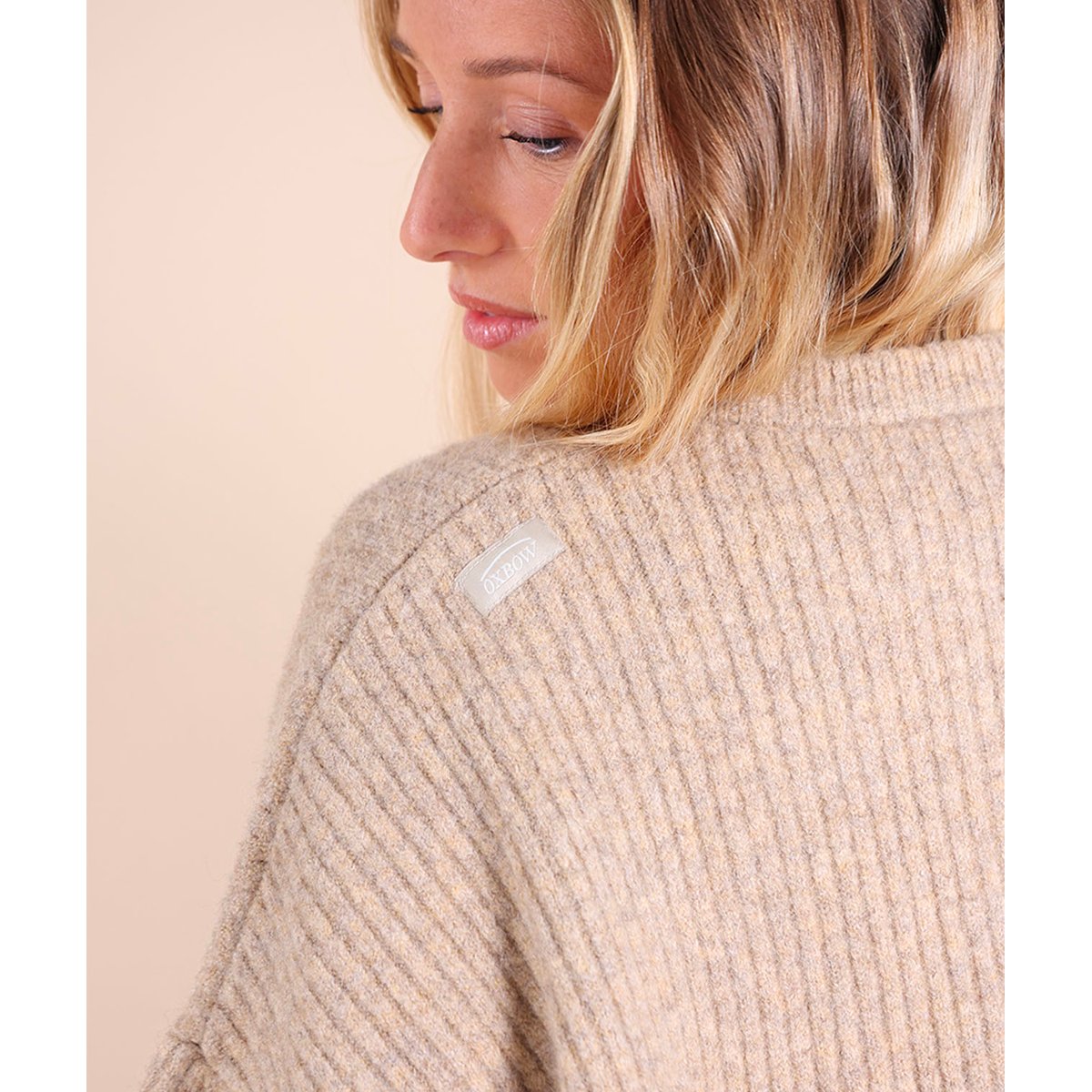 Pull cotes rib RIBBED dune, OXBOW