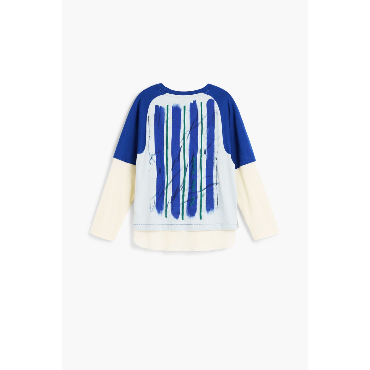T-shirt à double manche bleu, DESIGUAL