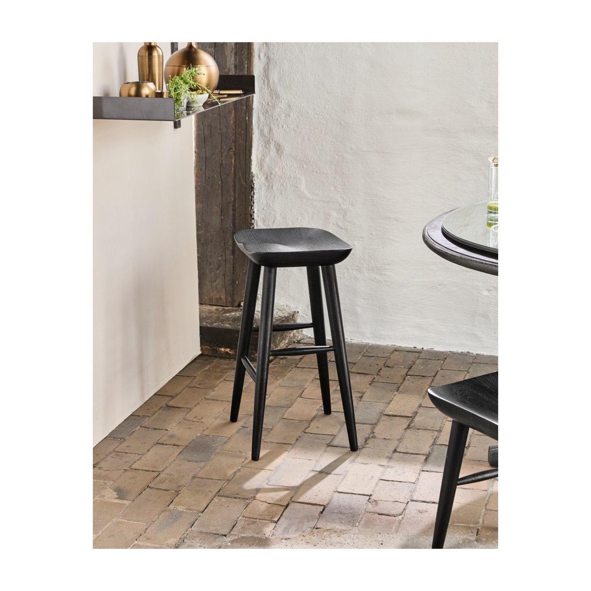 Tabouret Bar Haut noir, HOUSE DOCTOR