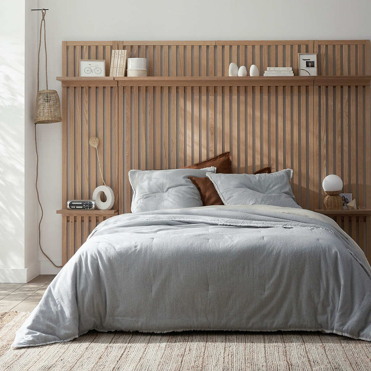 Chevet panneau latéral pour tête de lit Theonie naturel, LA REDOUTE INTERIEURS