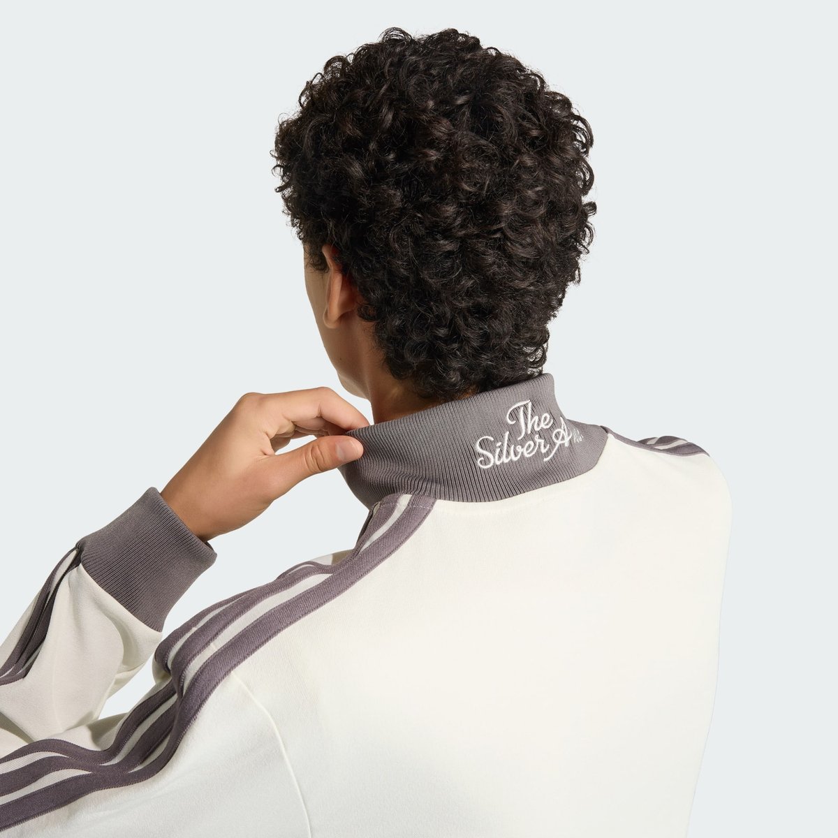 Veste De Survêtement Hommes Mercedes - Amg Petronas Formula 1 Team Silver Arrows Icon off white / granite, adidas Performance