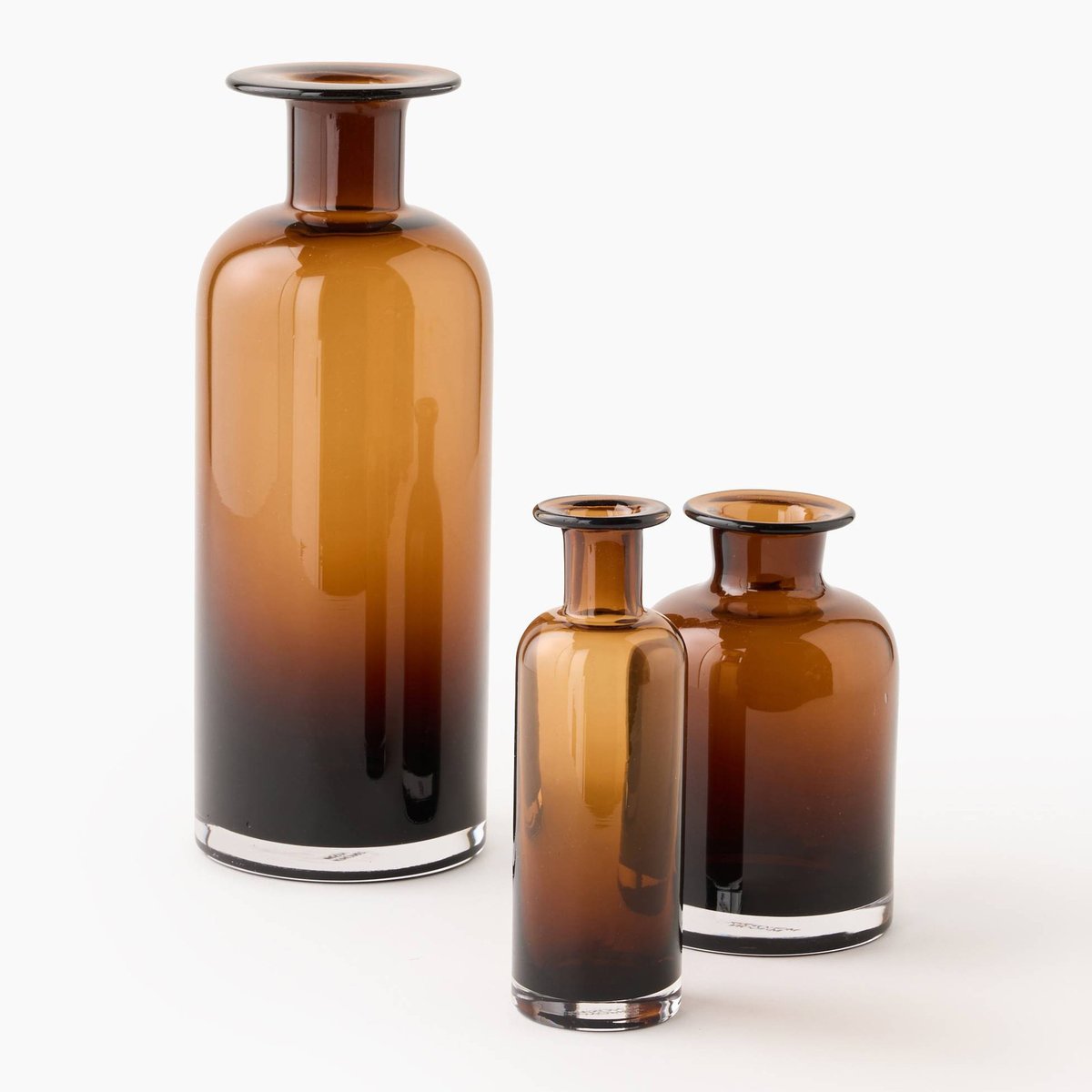 Fiole en verre MM, 11.5x19 ambre, MONOPRIX