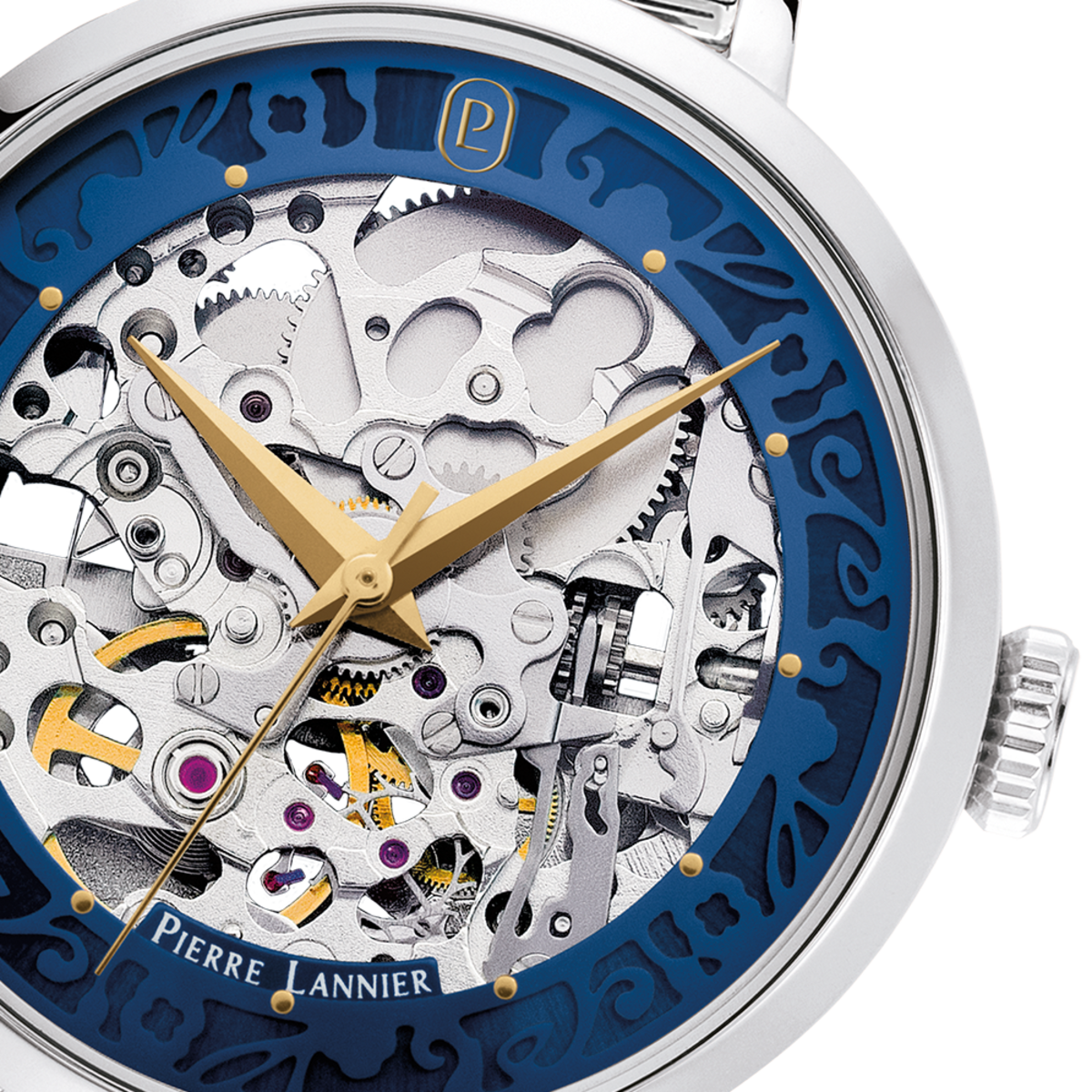Montre Analogique AUTOMATIC argenté argenté argenté, PIERRE LANNIER