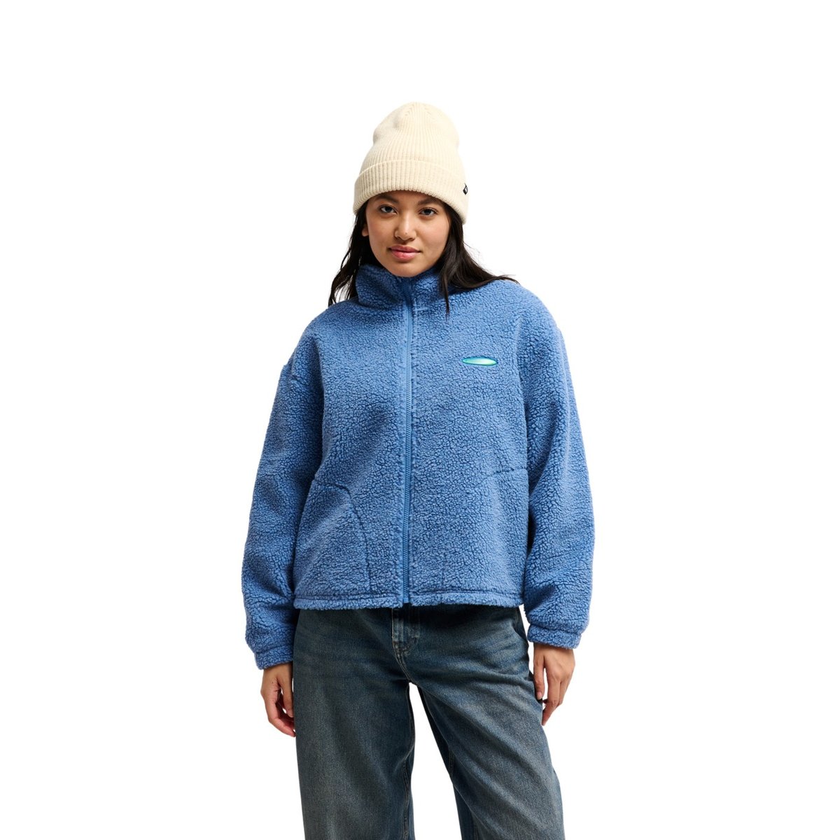 Veste Sherpa ELFIN BAY bleu quiet harbor, QUIKSILVER