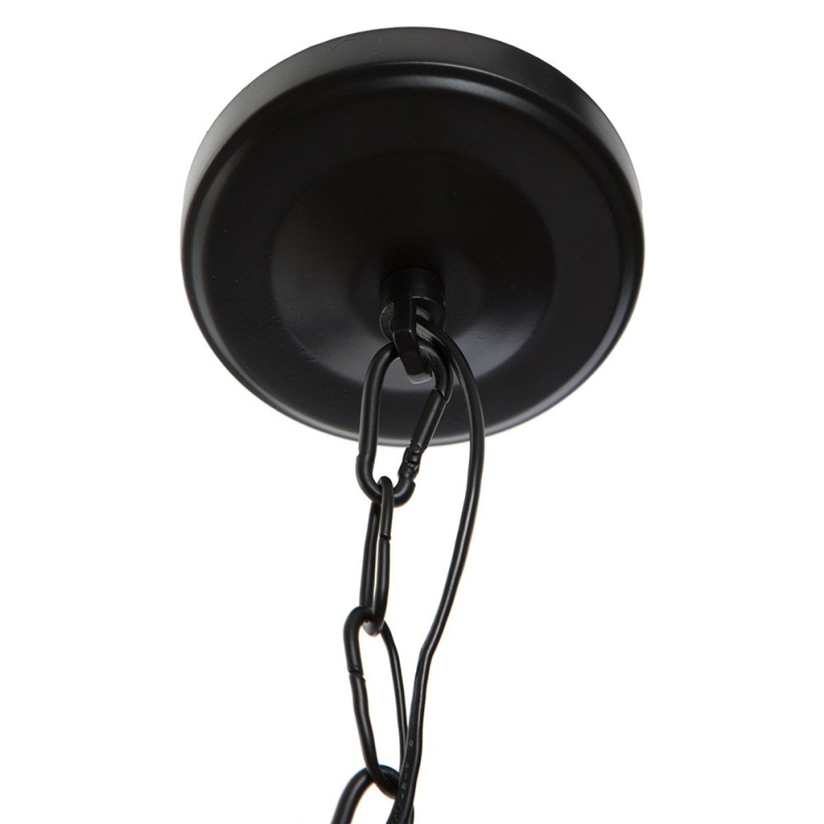 Suspension Métal Ronde D30 Noir noir, ATMOSPHERA