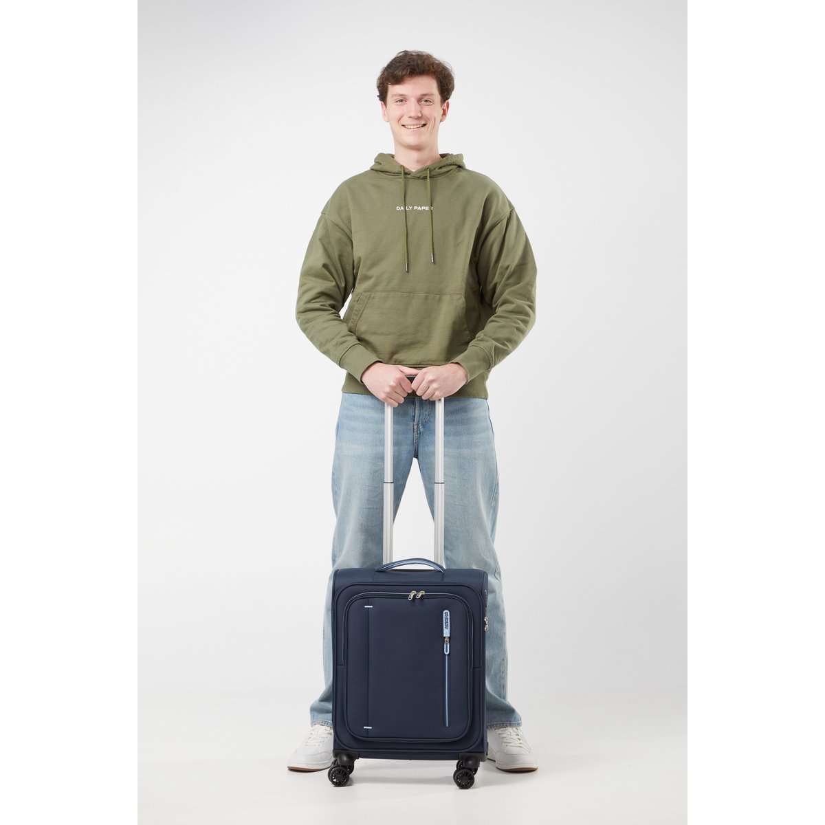 Cloudrider valise 4 roues taille S sky navy, AMERICAN TOURISTER