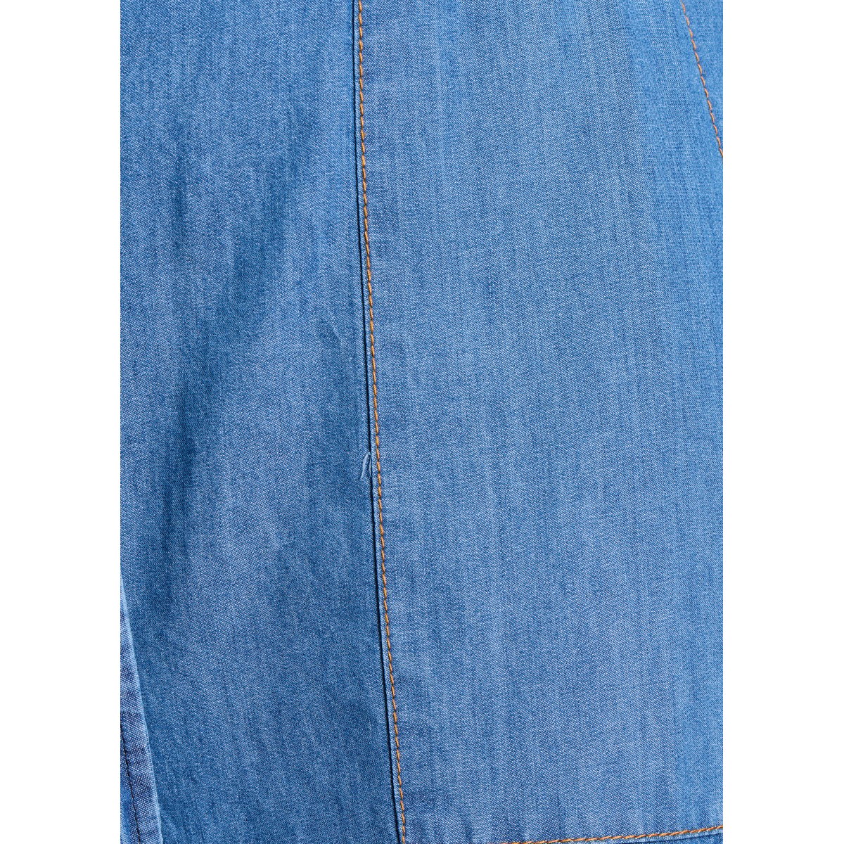 Combinaison pantalon en jean souple medium, LA FEE MARABOUTEE