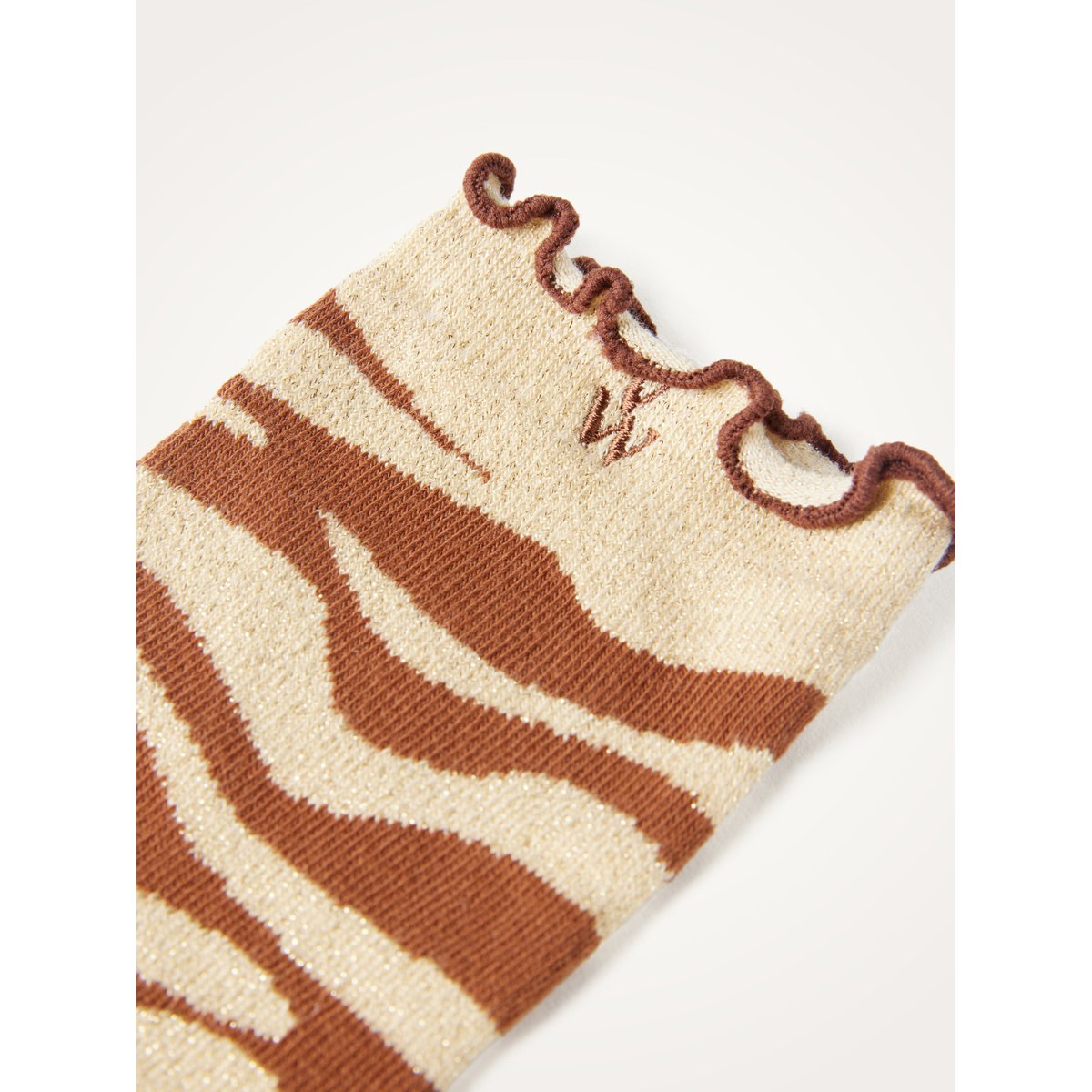 Pack de 3 chaussettes à bords volantés PACK QUINN beige, VANESSA WU