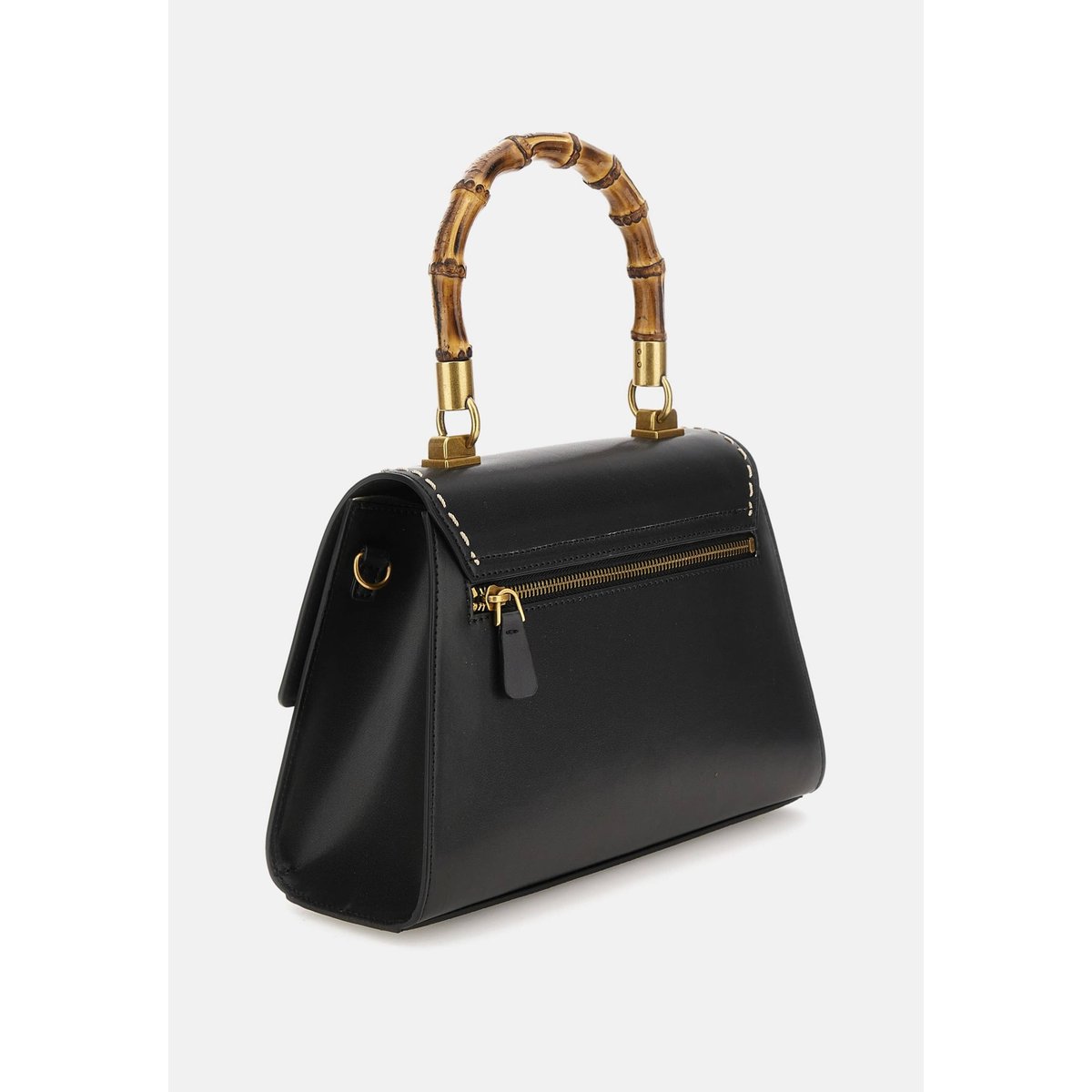 Sac À Main Stephi Anses Bambou noir, GUESS