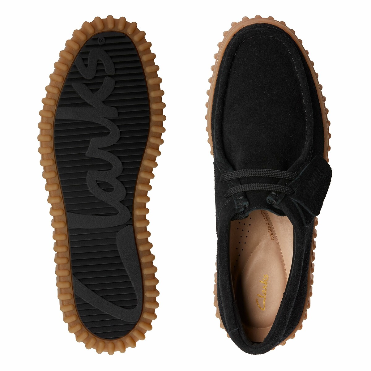 Derby's in suèdeleer Torhill zwart, CLARKS
