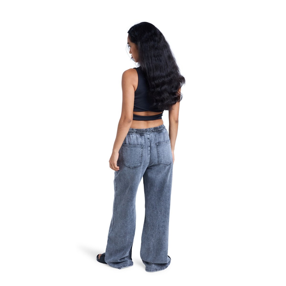 Jean décontracté STUNNING VIEW MID GREY. gris mid grey, ROXY