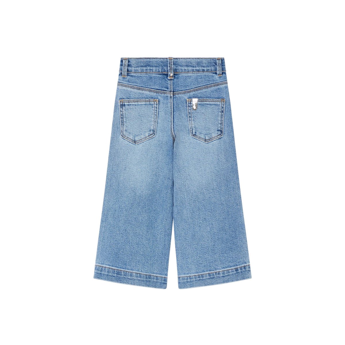 Jeans à jambe large denim bleu, LIU JO