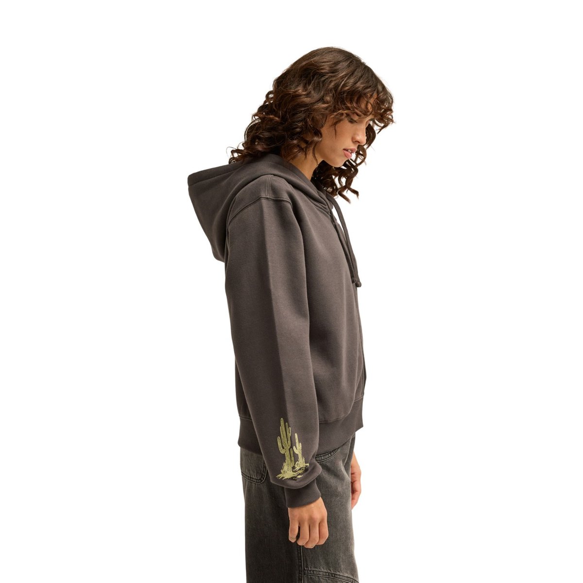 Sweat capuche zippé FAMILIAR ROADS noir off black, BILLABONG
