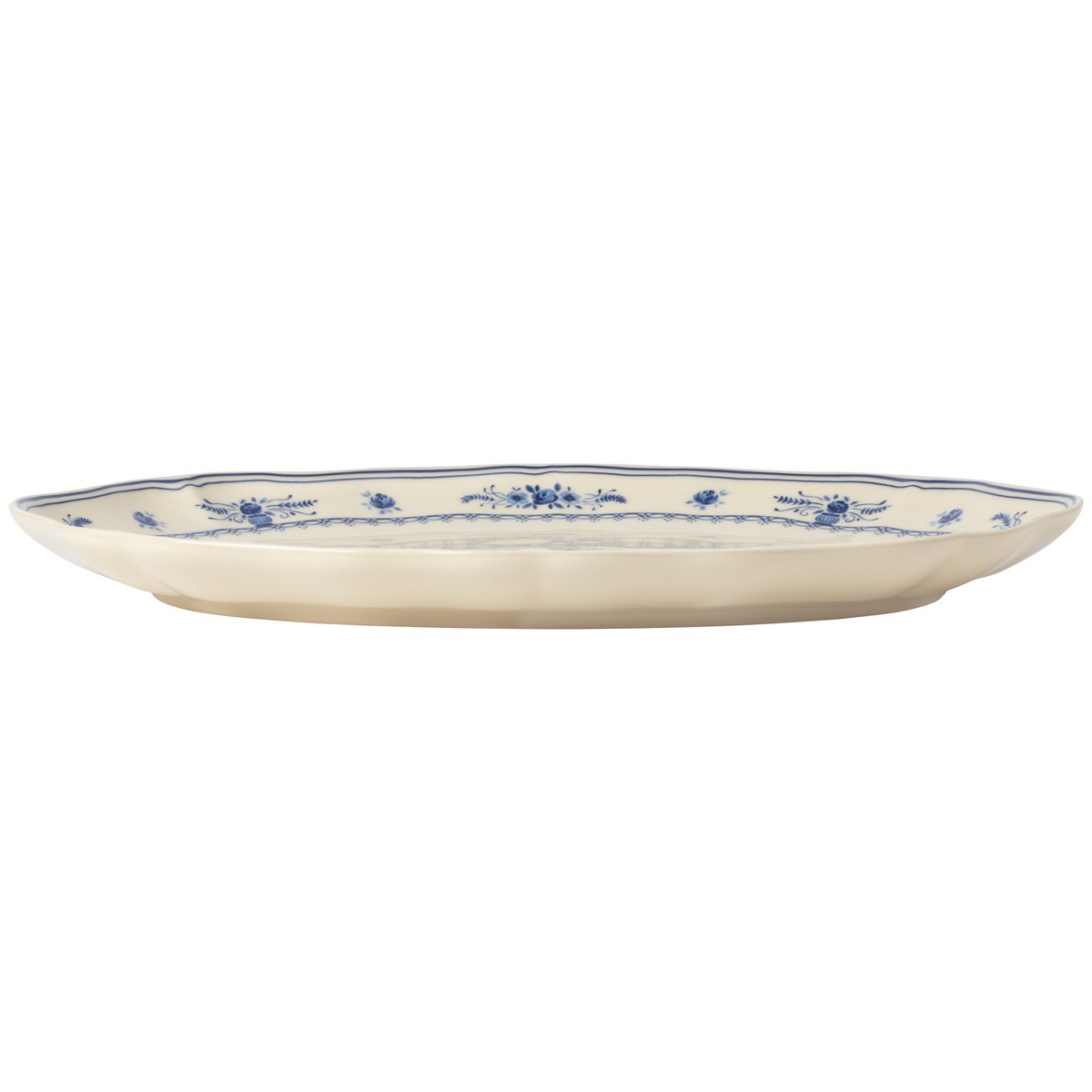 Grand Plat Ovale Vila beige-blue, COSTA NOVA