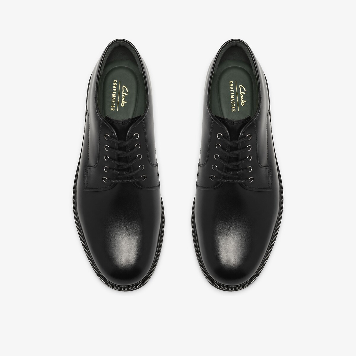 Derbies en cuir, CRAFTJAMES PM noir, CLARKS