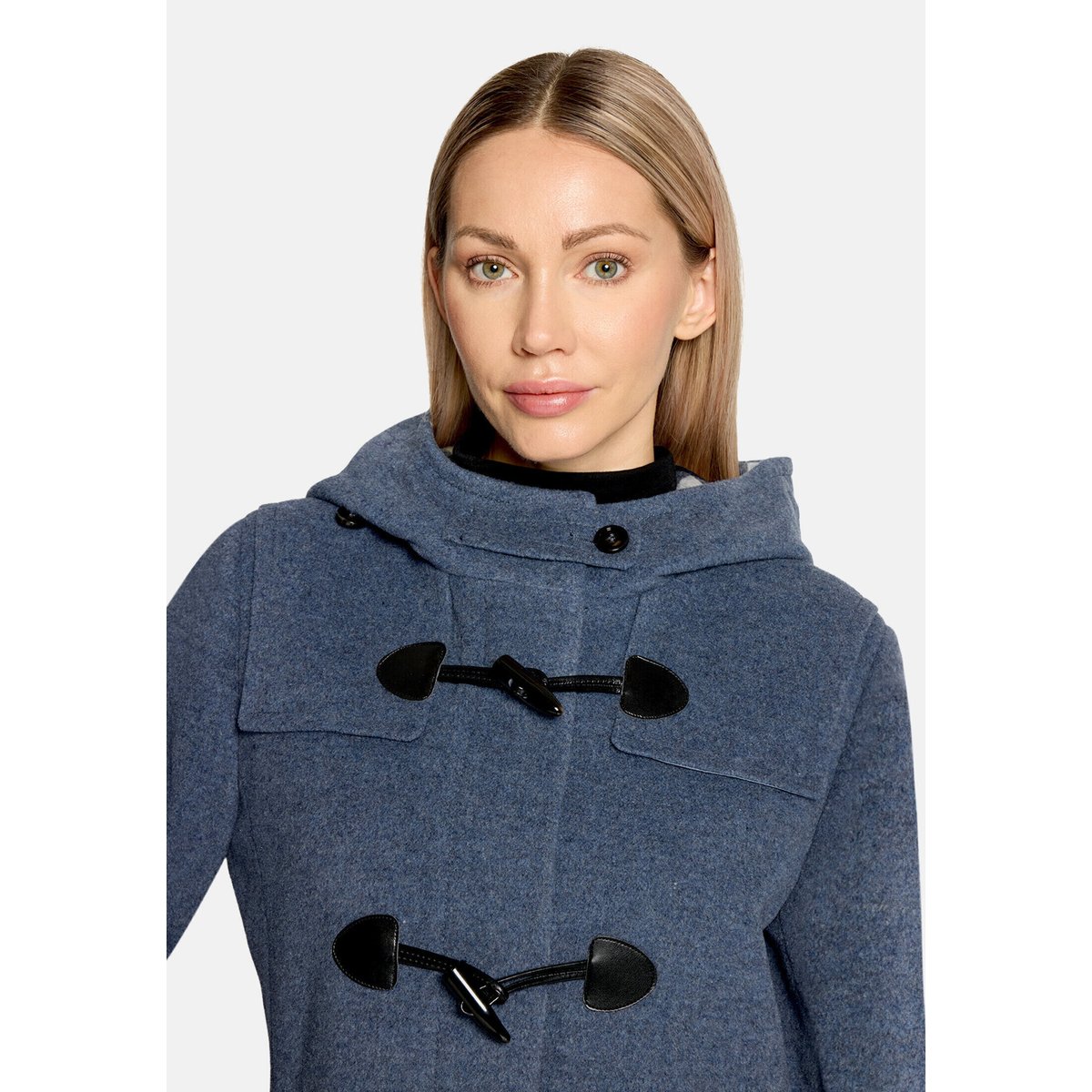 Duffle-coat à capuche dress blues, GIL BRET