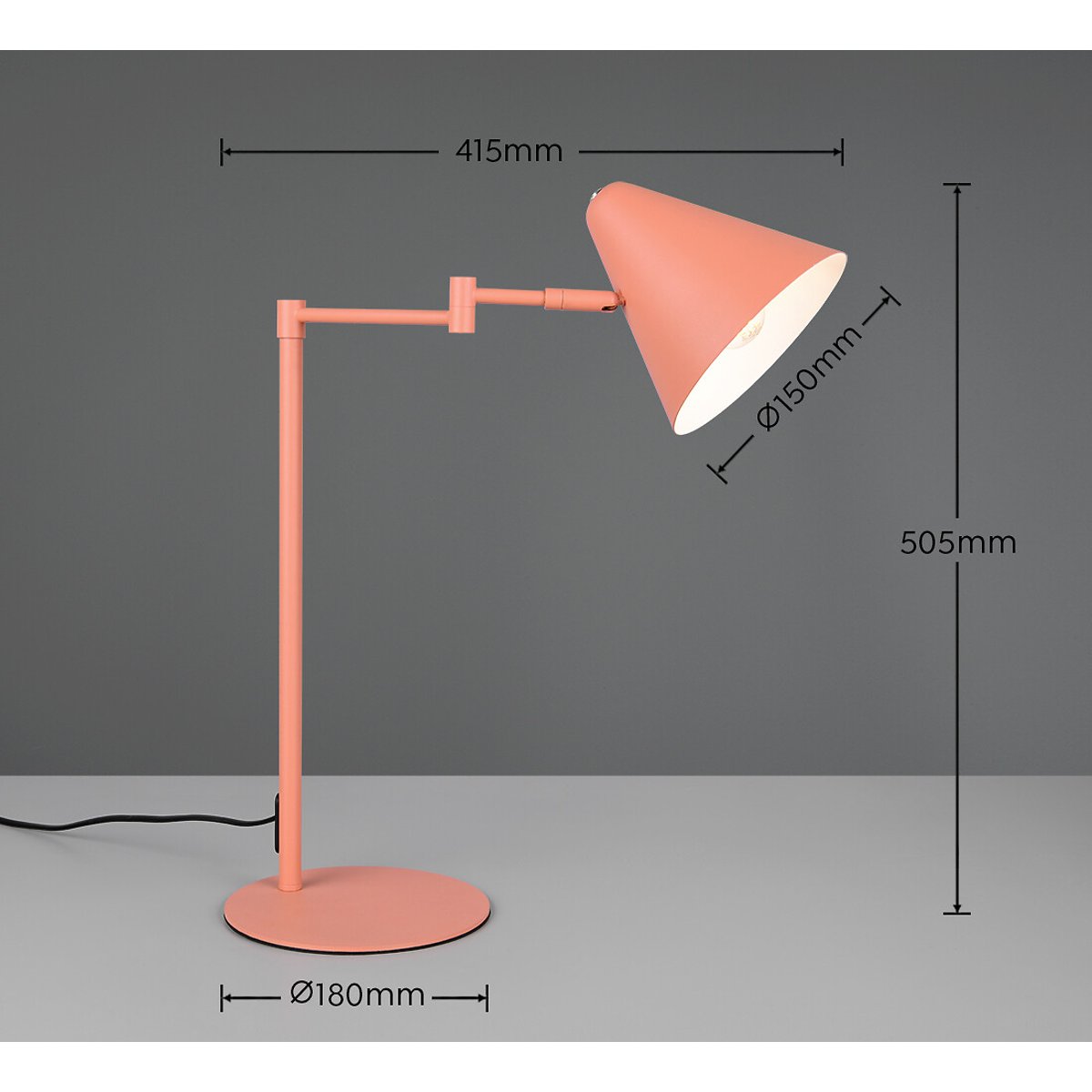 Candeeiro de mesa Cosima, da Trio Lighting alperce, TRIO LIGHTING