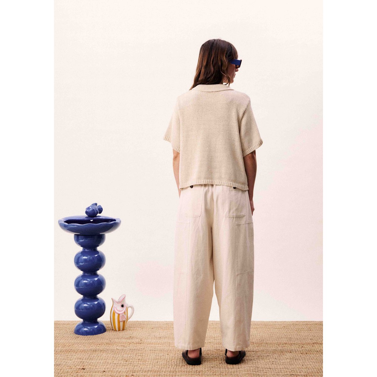 Top FRASERIA beige crème, FRNCH