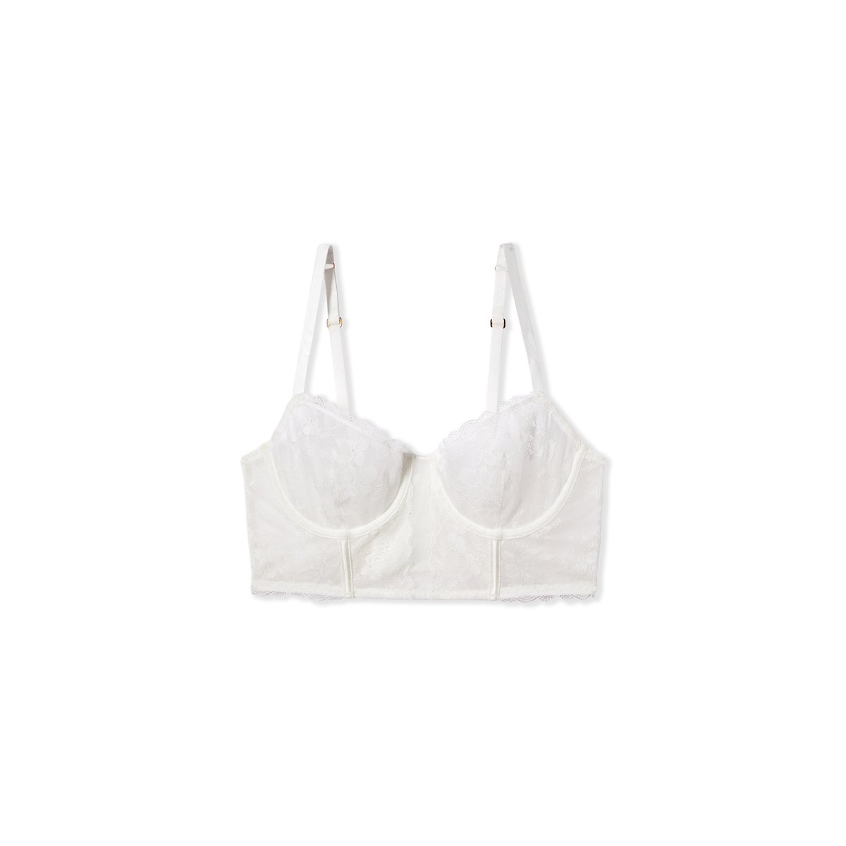 Soutien-gorge bustier avec broderie HERITAGE ecru, ETAM