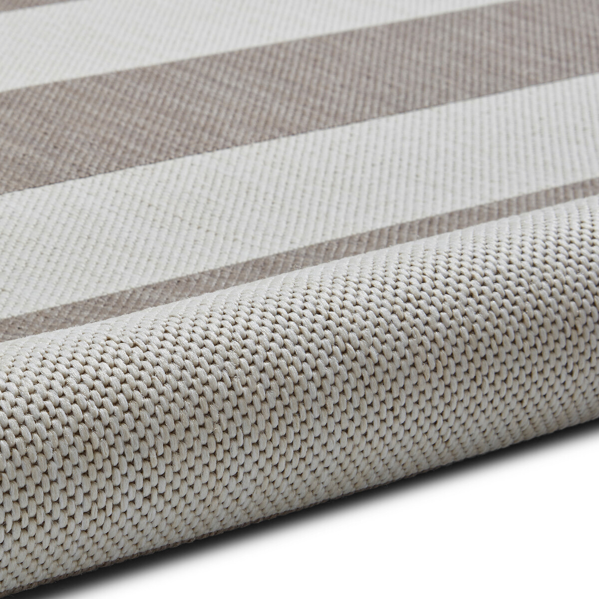 Striped Pattern Indoor/Outdoor Rug beige, SO'HOME