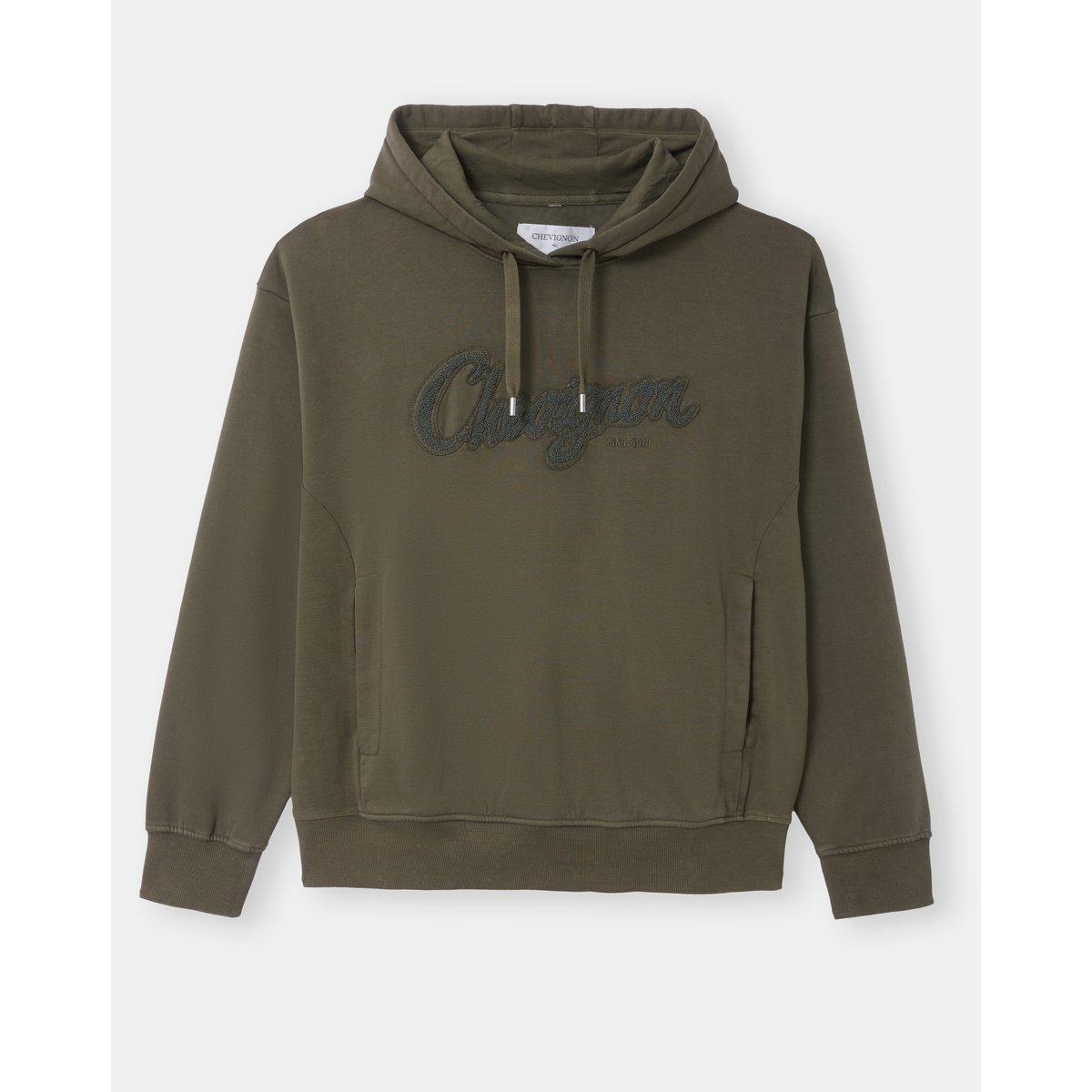 Sweat Shirt en coton DEEPAK kaki, CHEVIGNON