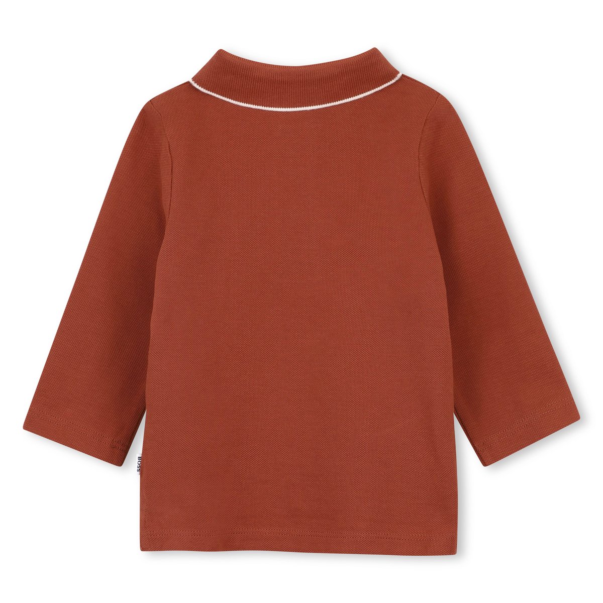 Polo manches longues rouge, BOSS KIDSWEAR