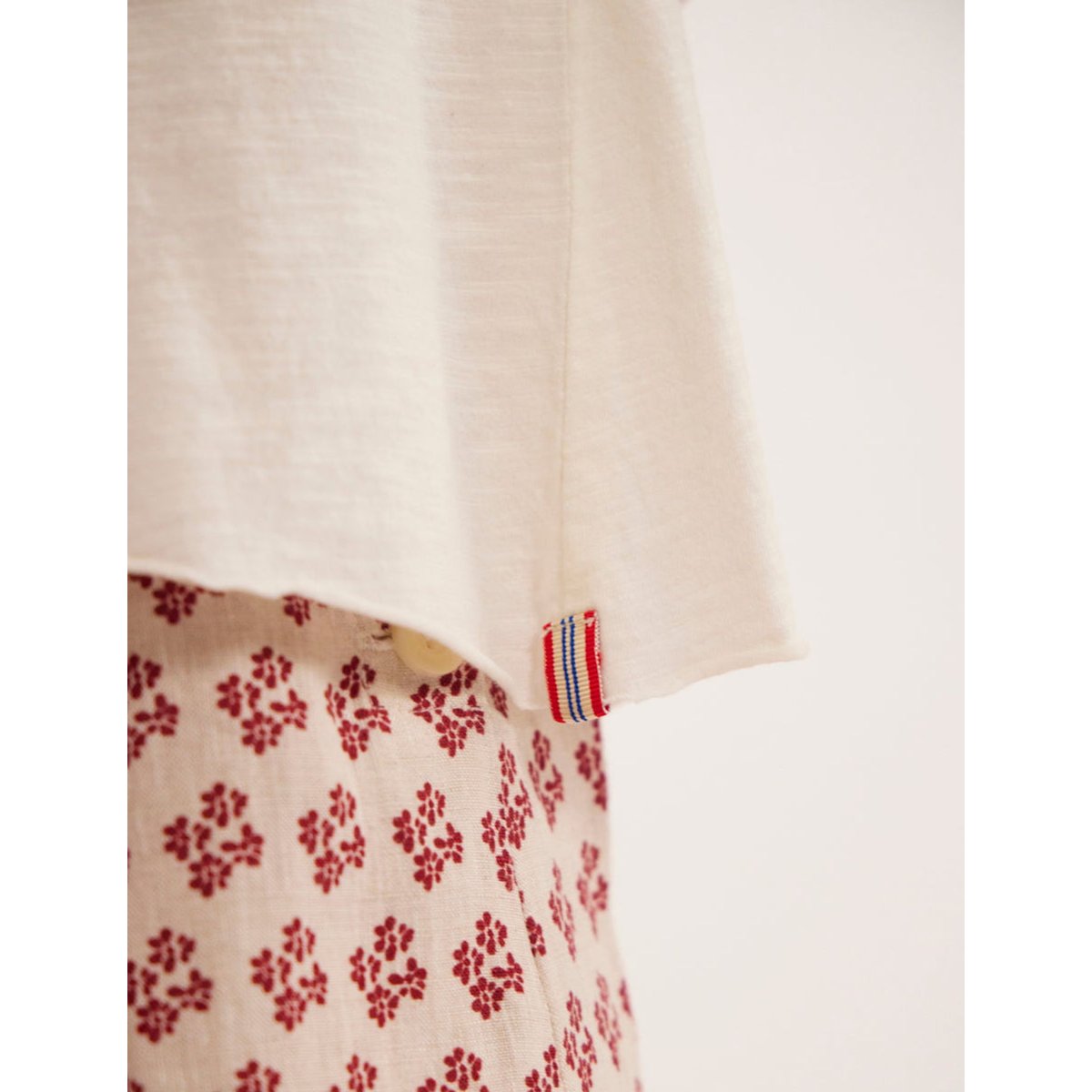 Tee shirt katalina ecru, INES DE LA FRESSANGE PARIS