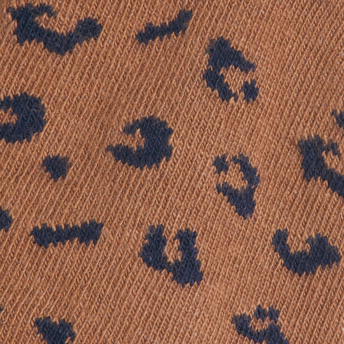 Lot de 3 paires de collants unis et léopard noir + marron + beige, LA REDOUTE COLLECTIONS