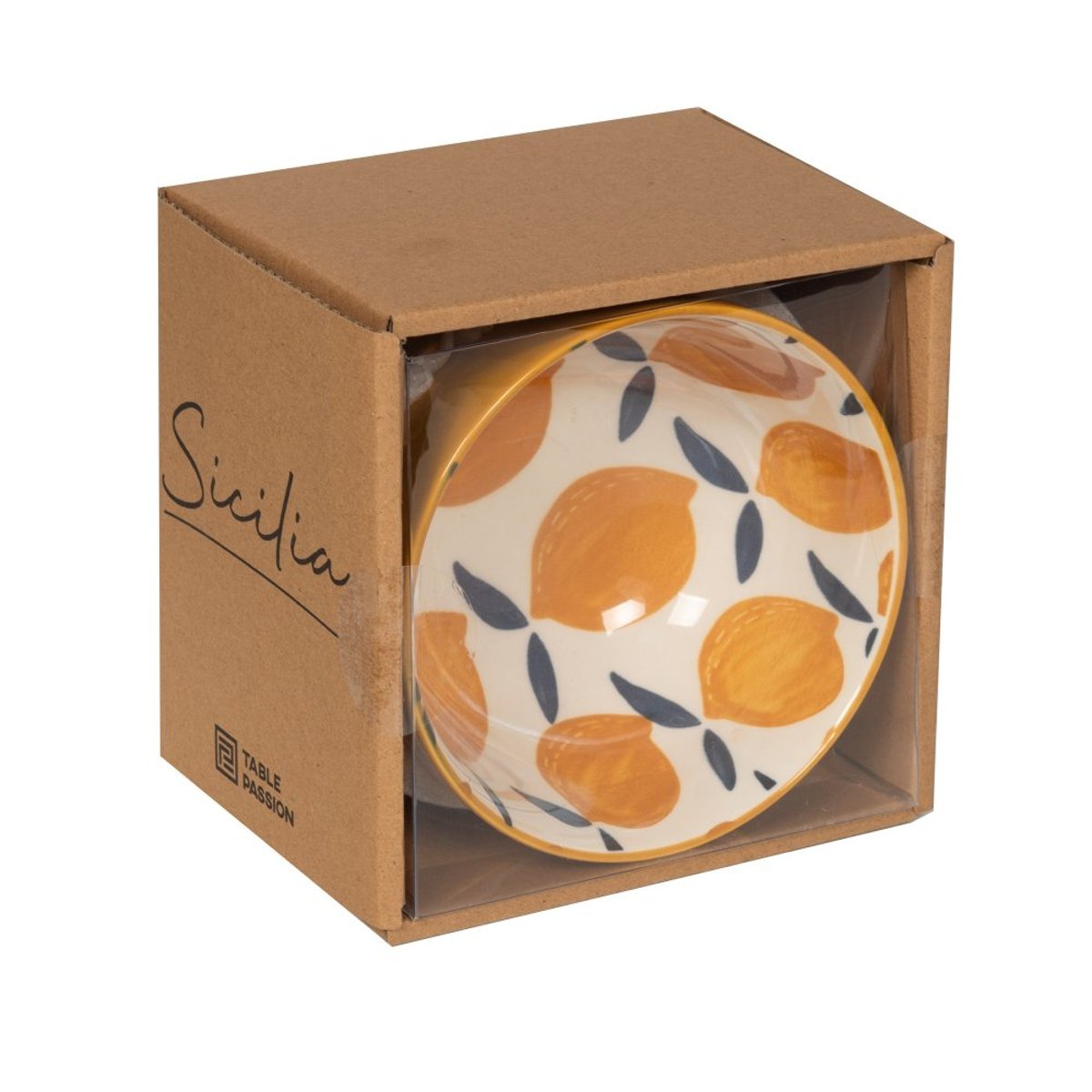 Coffret de 2 bols jaune, TABLE PASSION