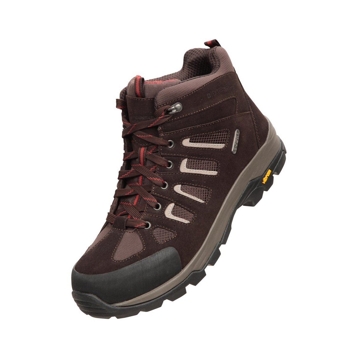 Chaussures montantes imperméables en daim VERTEX EXTREME marron, MOUNTAIN WAREHOUSE