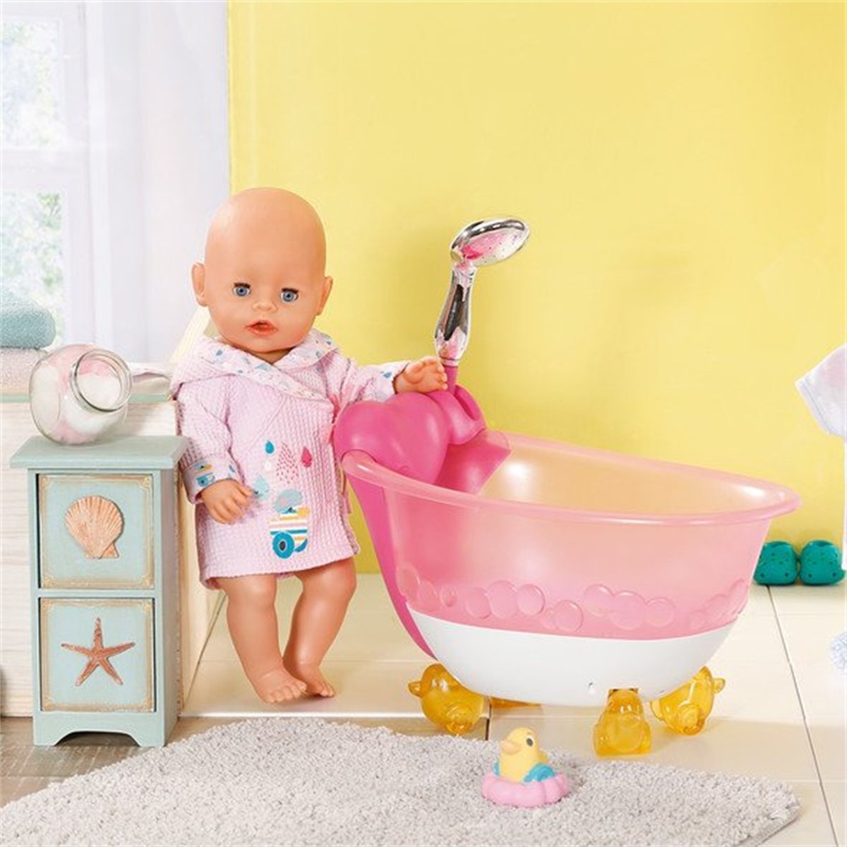 Baby born Bath Baignoire rose, ZAPF CREATION