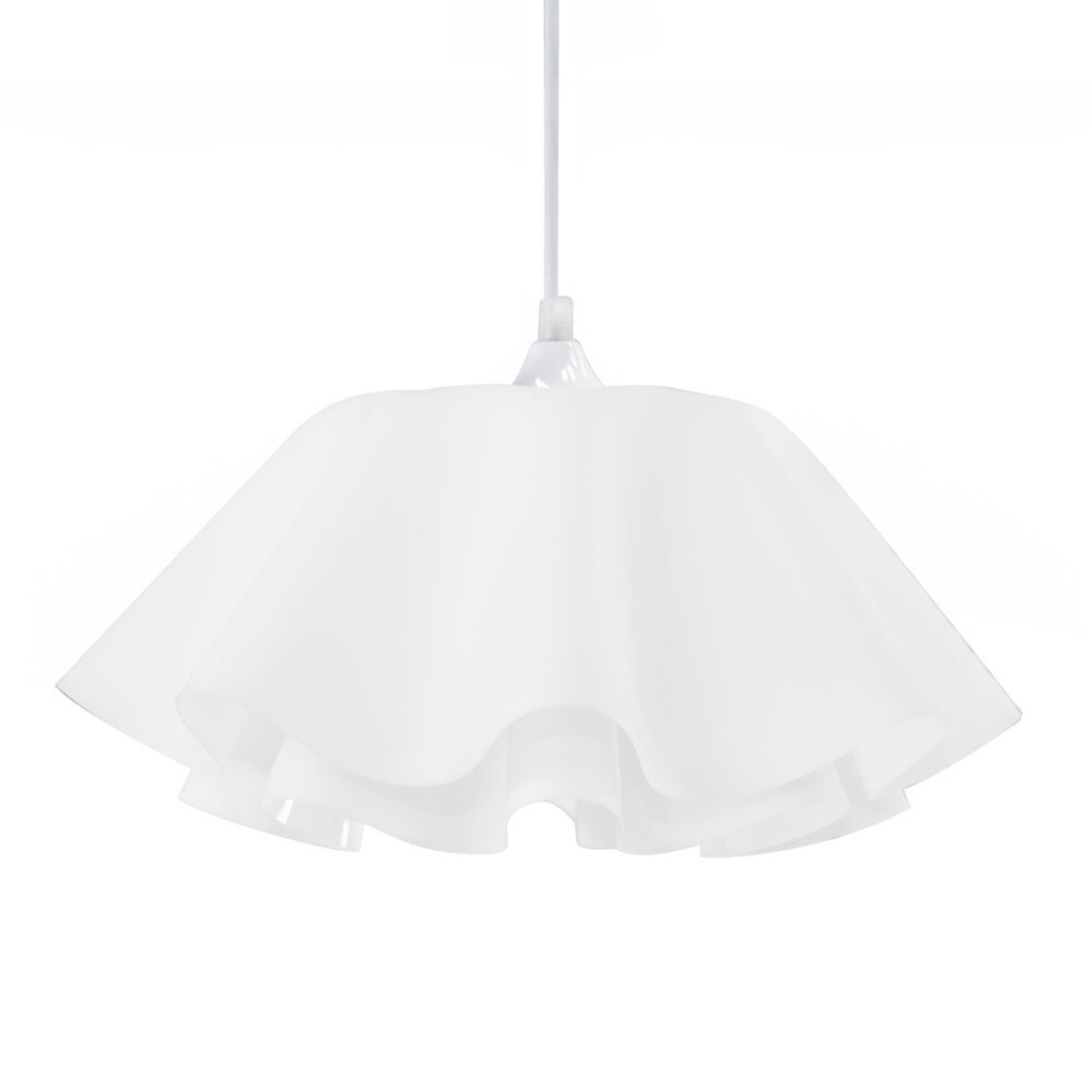Kristi White Acrylic Pendant Light white, SO'HOME