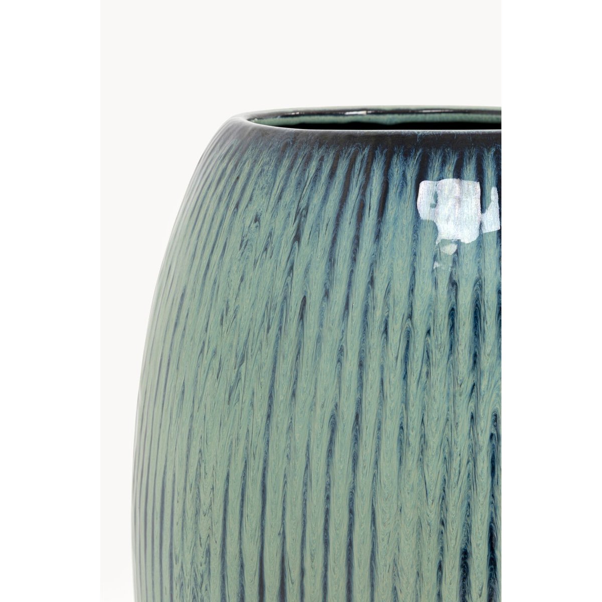 Vase XL en grès, CALI bleu, KARE DESIGN