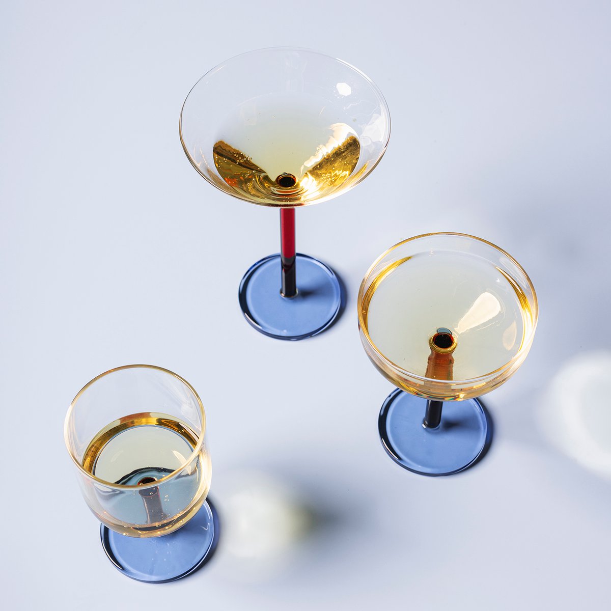 Lot de 2 Verre À Cocktail BOBBIE multicolore, ONA