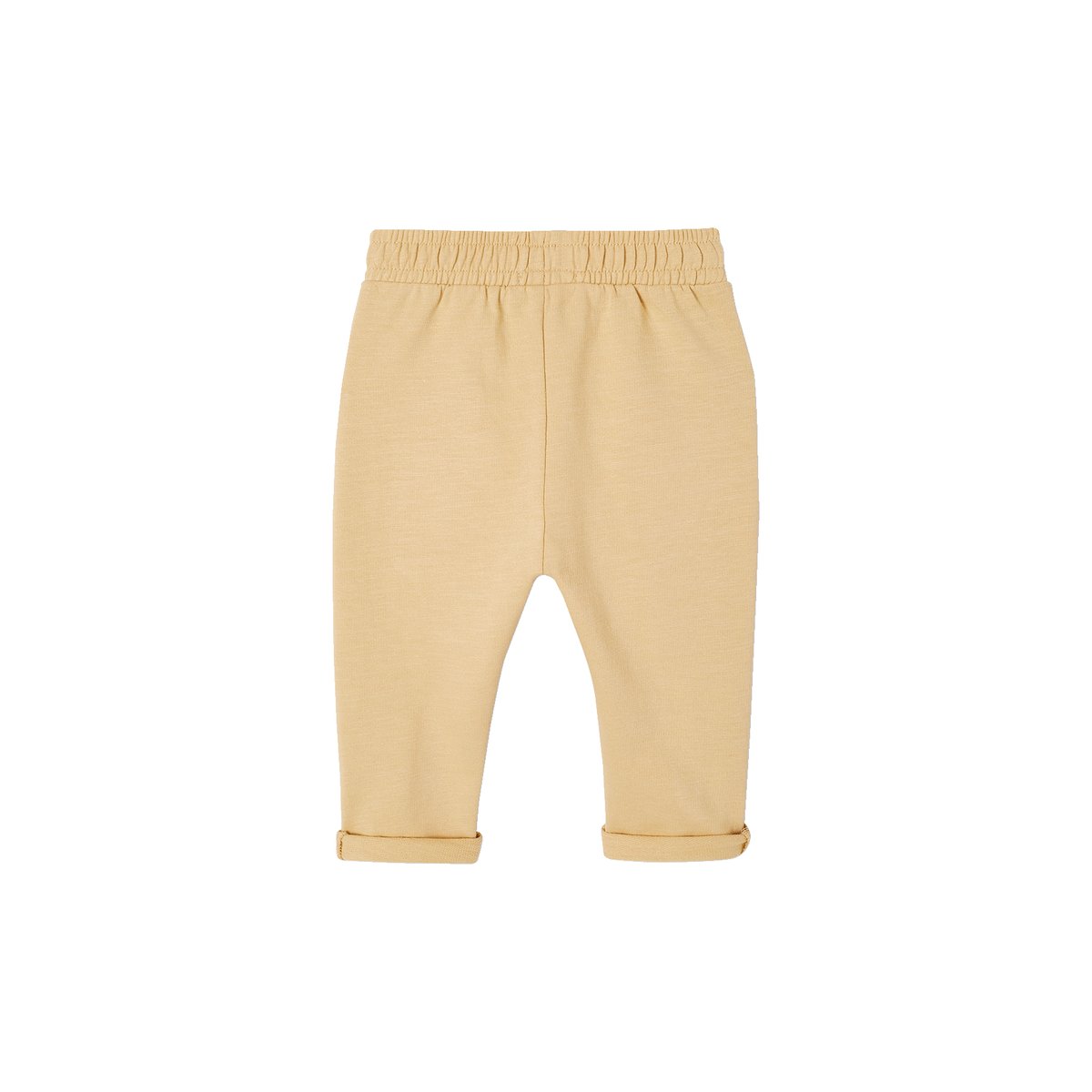 Lot de 2 pantalons en molleton cappuccino, VERTBAUDET
