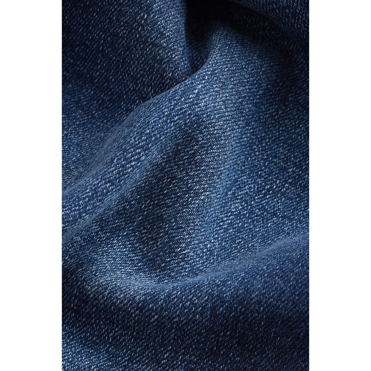 Jean stretch coupe ample bleu indigo, NEXT